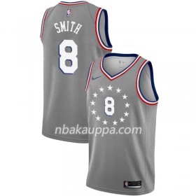 Philadelphia 76ers Zhaire Smith 8 2018-19 Nike City Edition Harmaa Pelipaidat Swingman - Miesten
